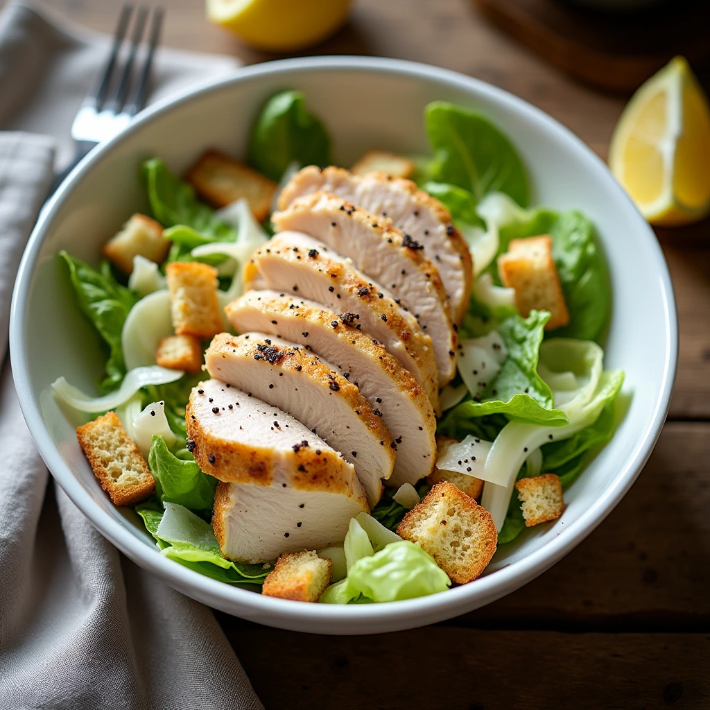 Chicken Caesar Salad: Easy Homemade Recipe for Lunch